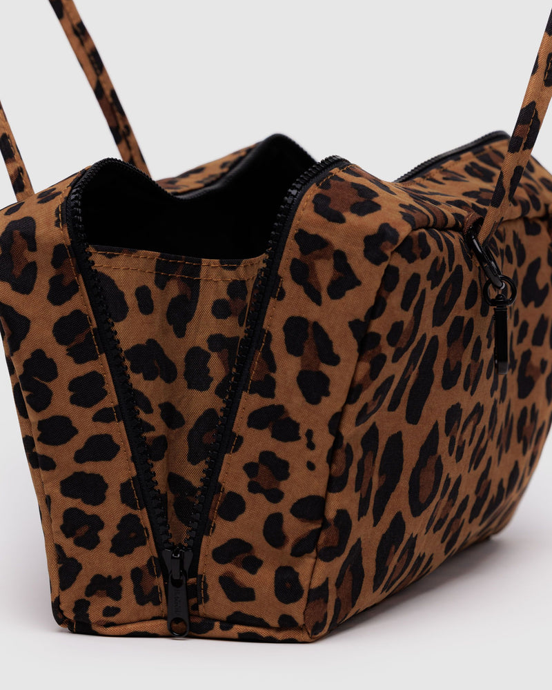 BAGGU Wholesale  Nylon Bowler Bag - Leopard