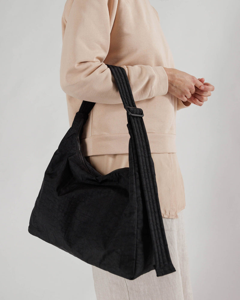 BAGGU Wholesale  Nylon Shoulder Bag - Black