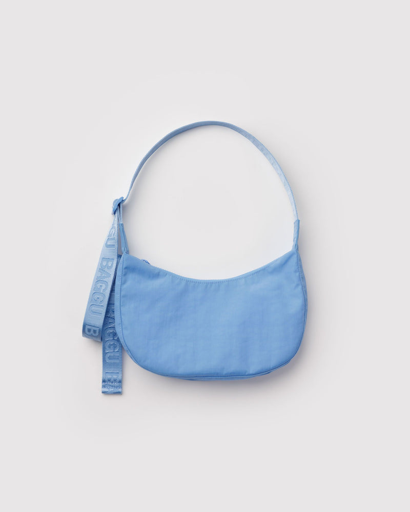 BAGGU Wholesale  Small Nylon Crescent Bag - Piscine