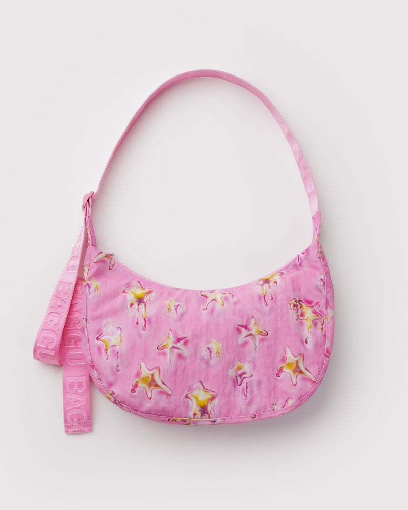 BAGGU Wholesale Shop All Medium Nylon Crescent Bag - Dancing Star