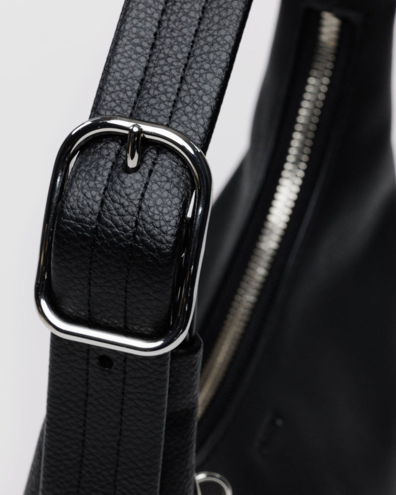 BAGGU Wholesale  Mini Recycled Leather Shoulder Bag - Black
