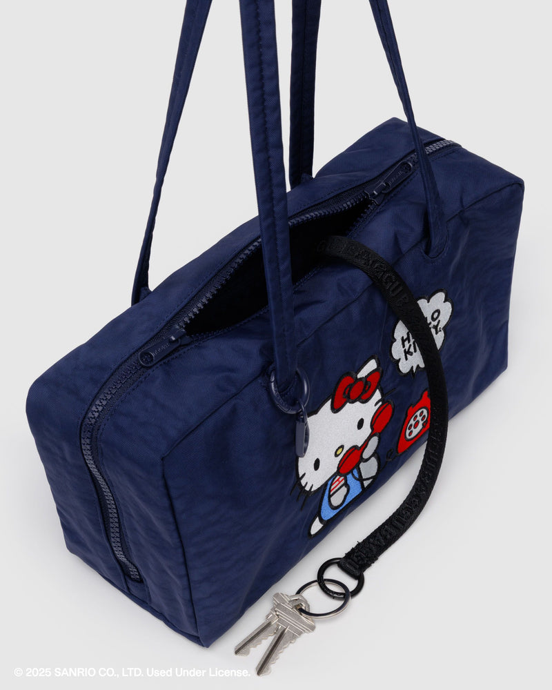 BAGGU Wholesale  Nylon Bowler Bag - Embroidered Hello Kitty Phone