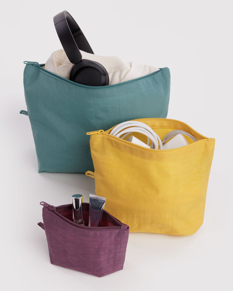 BAGGU Wholesale  Go Pouch Set - Jewel Mix