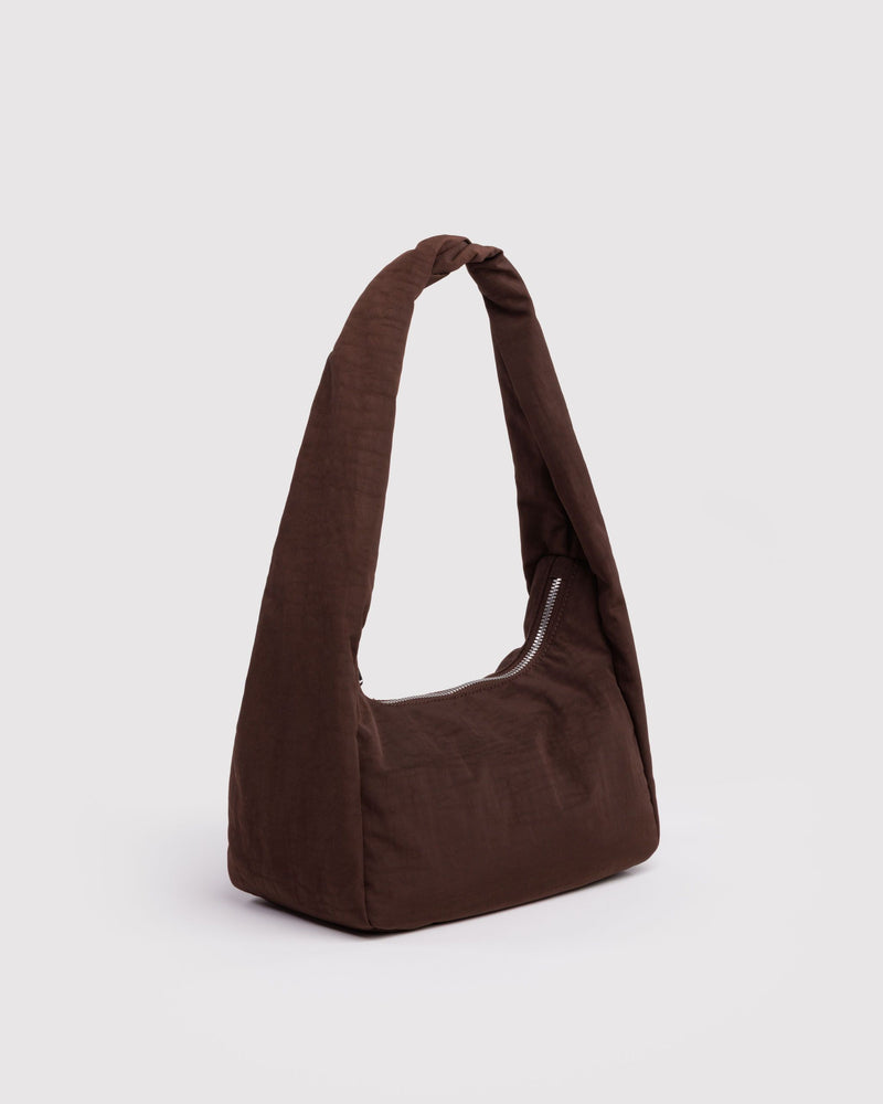 BAGGU Wholesale  Small Nylon Meringue Bag - Coffee