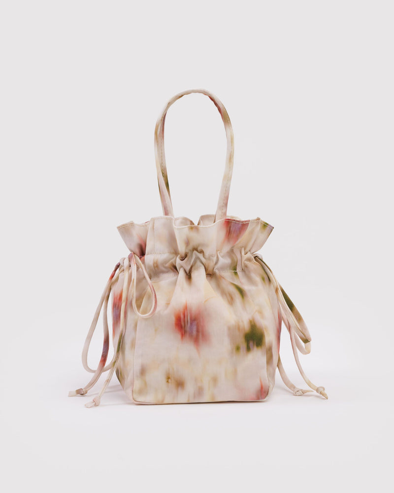 BAGGU Wholesale  Nylon Drawstring Bag - Abstract Floral