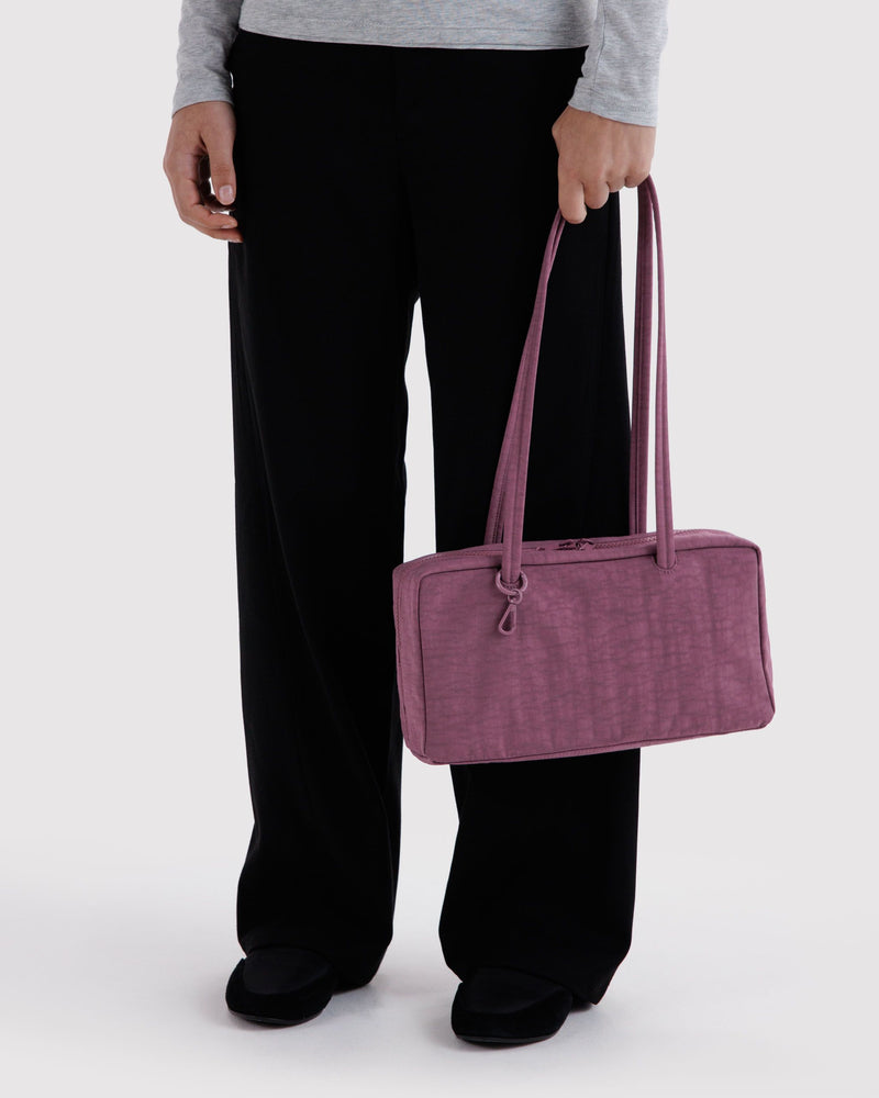 BAGGU Wholesale  Nylon Bowler Bag - Wild Plum