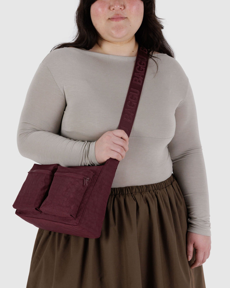 BAGGU Wholesale  Medium Cargo Crossbody - Mahogany