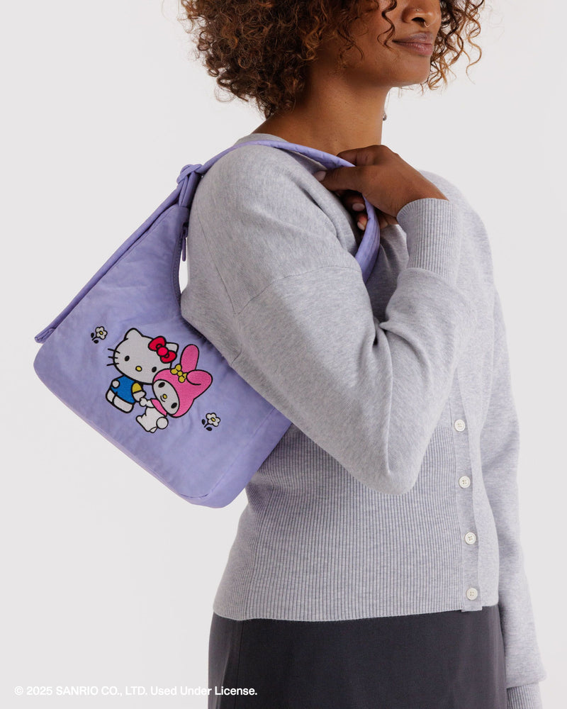 BAGGU Wholesale  Mini Nylon Shoulder Bag - Embroidered Hello Kitty & My Melody