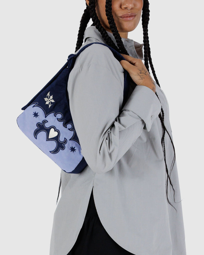 BAGGU Wholesale  Mini Nylon Shoulder Bag - Western Appliqué