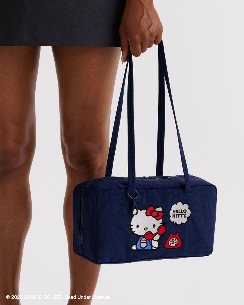 BAGGU Wholesale  Nylon Bowler Bag - Embroidered Hello Kitty Phone