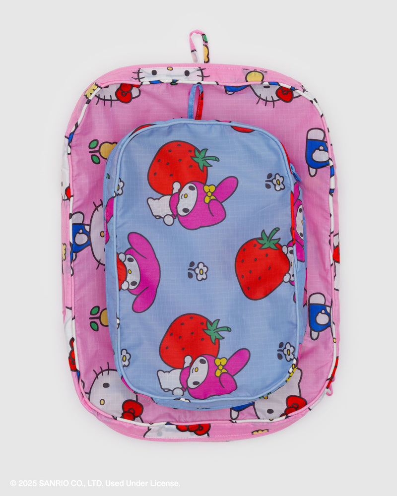 BAGGU Wholesale  Packing Cube Set - Hello Kitty and Friends Florals