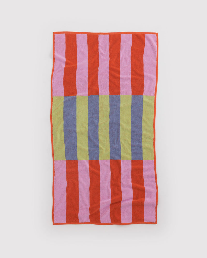 BAGGU Wholesale  Bath Towel - Pool Stripe