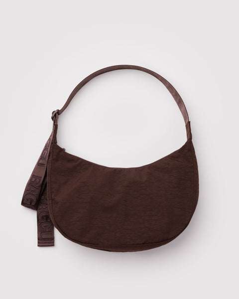 BAGGU Wholesale Shop All Medium Nylon Crescent Bag - Coffee