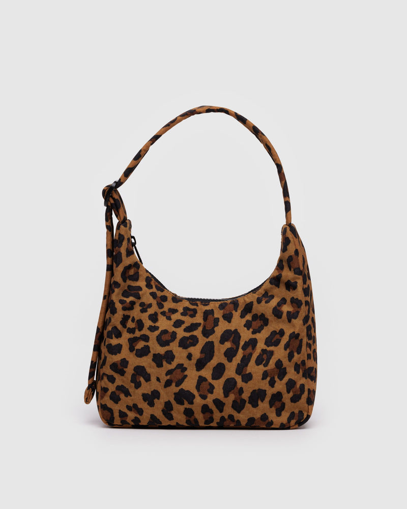 BAGGU Wholesale  Mini Nylon Shoulder Bag - Leopard