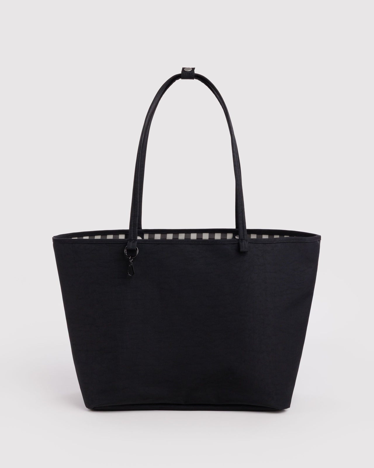Large Nylon Reversible Tote - Black Mix
