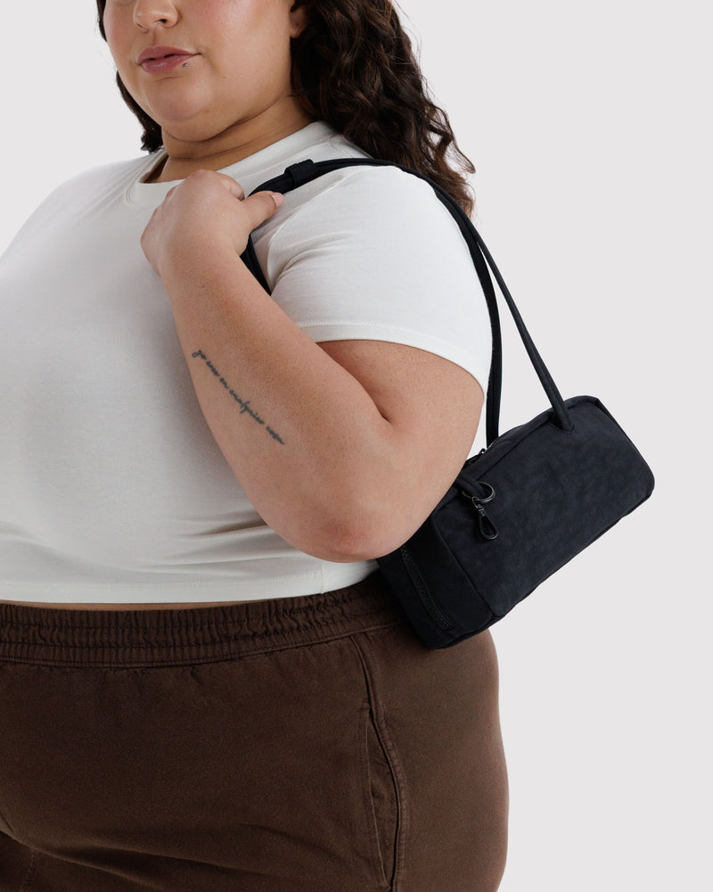 BAGGU Wholesale  Small Nylon Bowler Bag - Black