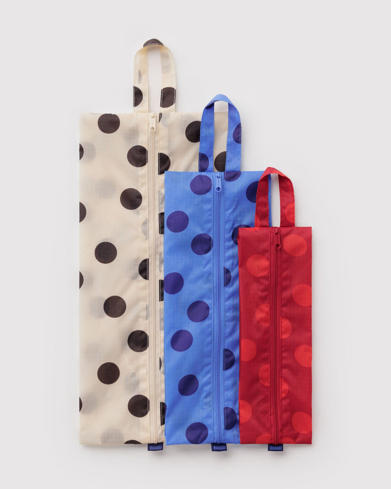 BAGGU Wholesale  3D Zip Set - Polka Dot Mix