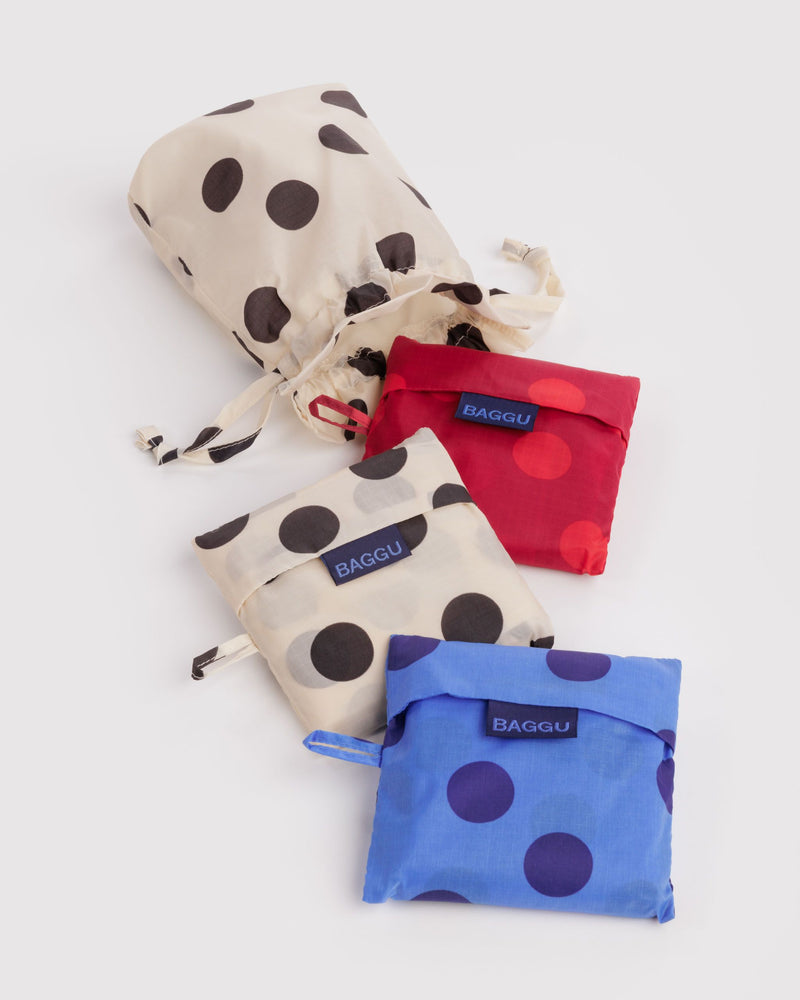 BAGGU Wholesale  Standard Baggu Set of 3 - Polka Dot Mix