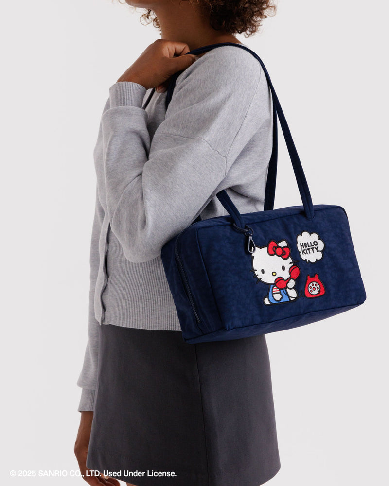 BAGGU Wholesale  Nylon Bowler Bag - Embroidered Hello Kitty Phone