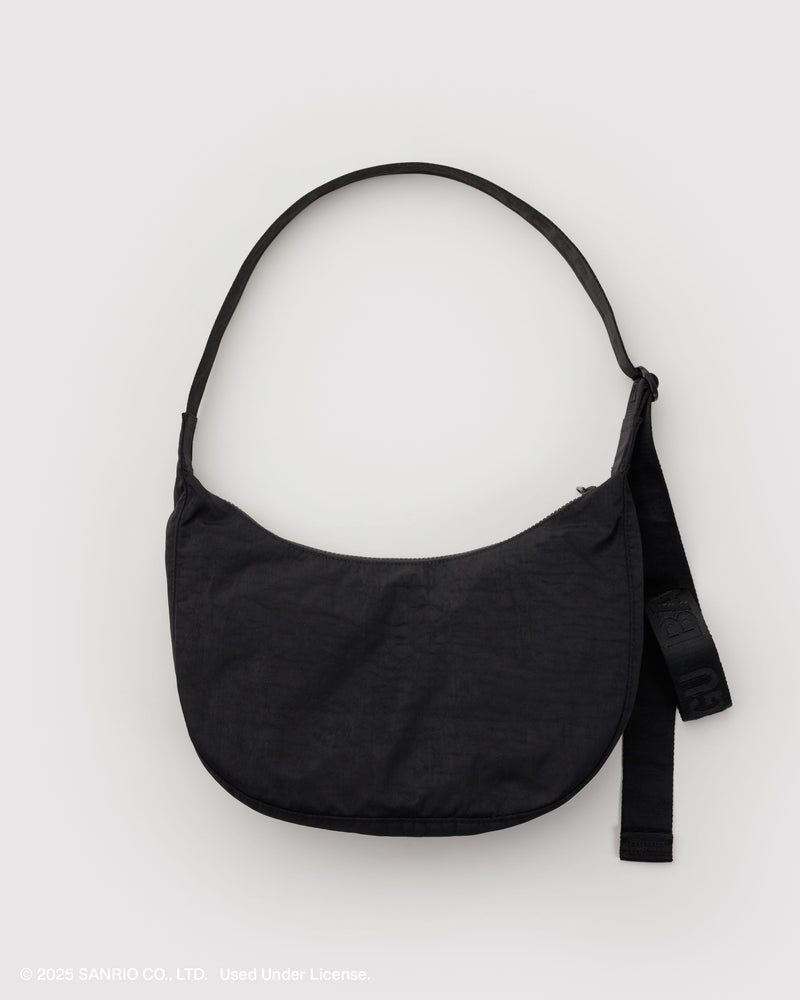 BAGGU Wholesale Cross Body Medium Nylon Crescent Bag - Embroidered Hello Kitty Western