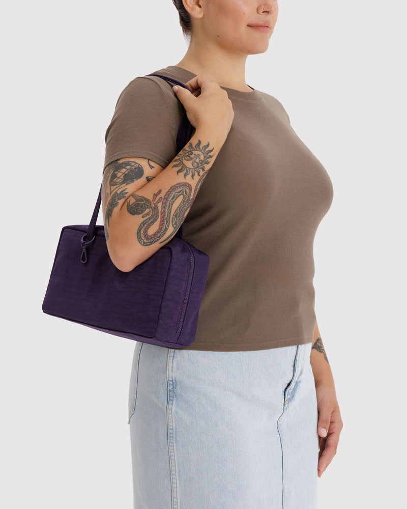 BAGGU Wholesale  Nylon Bowler Bag - Fig