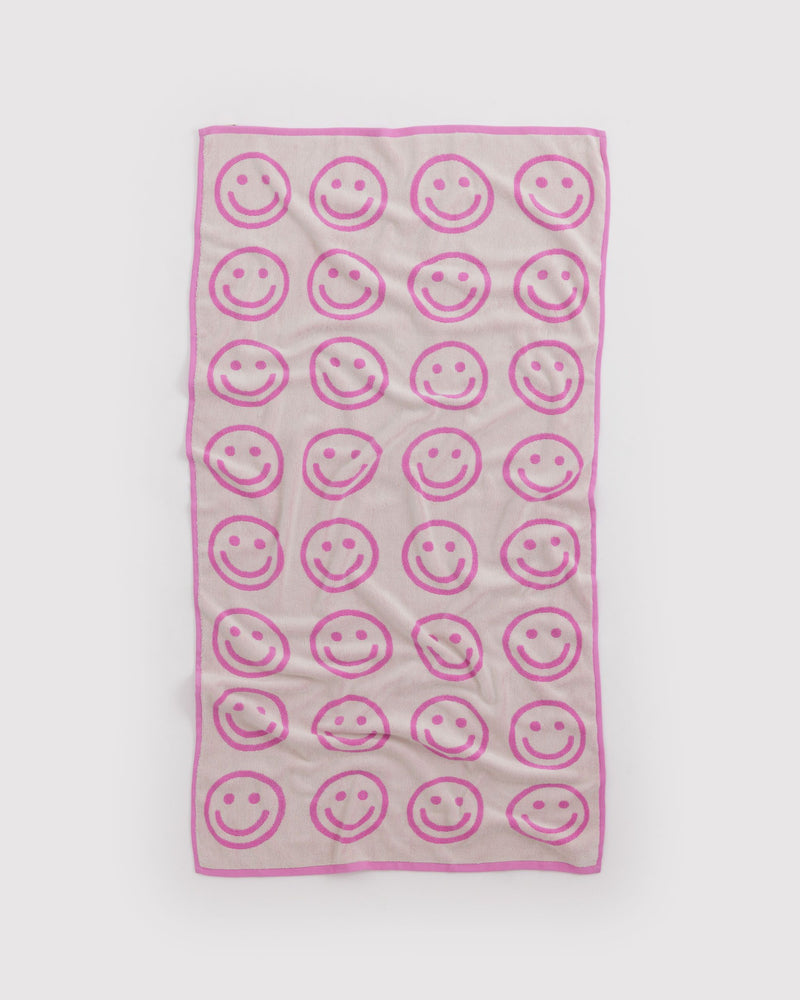 BAGGU Wholesale  Bath Towel - Happy Pink