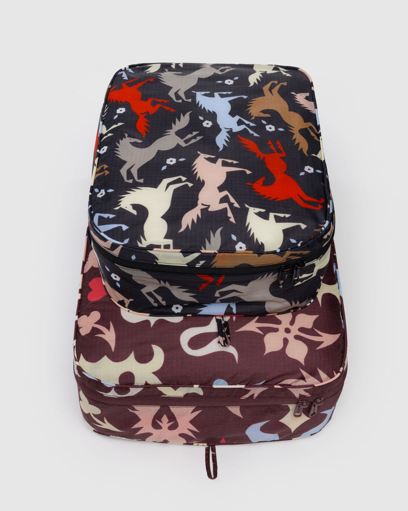 BAGGU Wholesale  Large Packing Cube Set - Western Cut-Outs