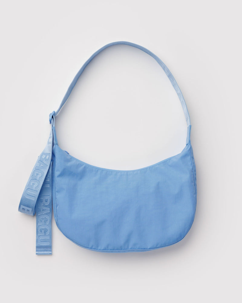 BAGGU Wholesale Shop All Medium Nylon Crescent Bag - Piscine