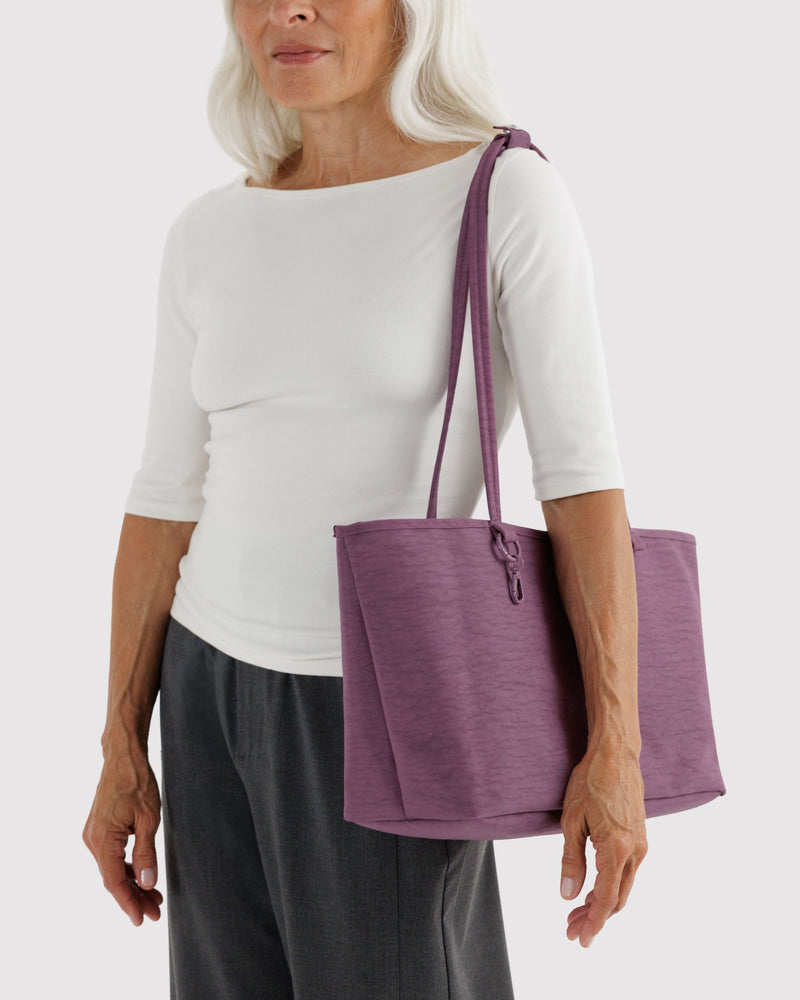 BAGGU Wholesale  Medium Nylon Reversible Tote - Wild Plum Mix