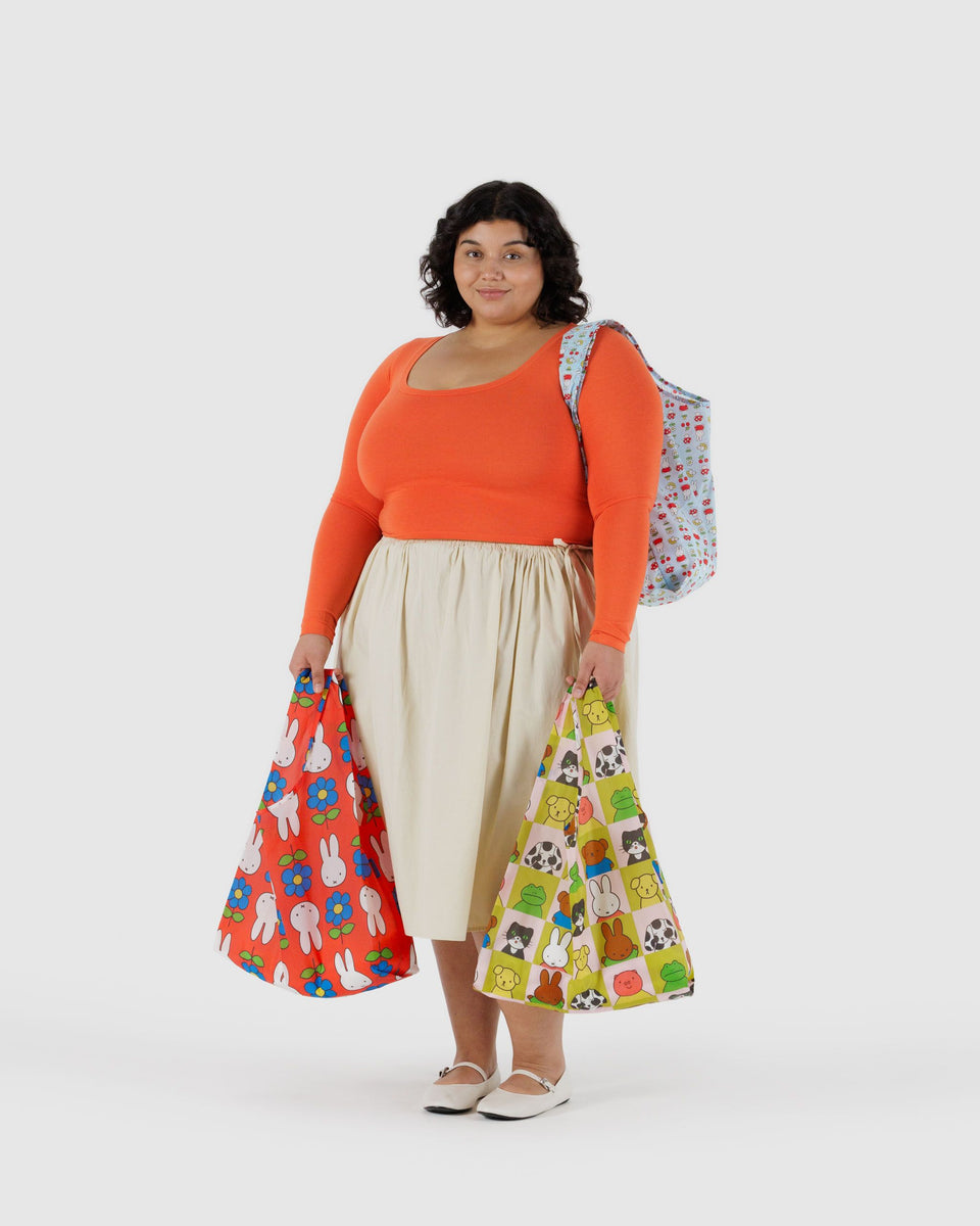 BAGGU Wholesale Reusable Bags Standard Baggu Set of 3 - Miffy