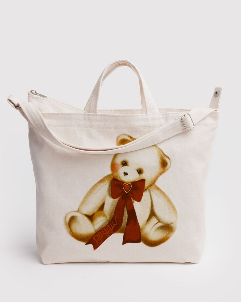 BAGGU Wholesale  Horizontal Zip Duck Bag - Teddy Bear