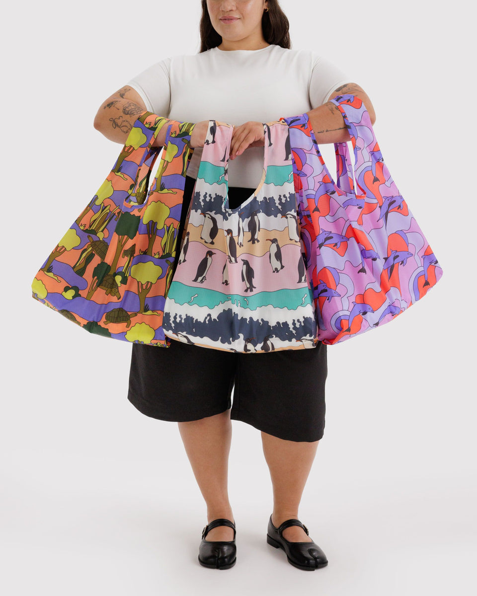 BAGGU Wholesale Reusable Bags Standard Baggu Set of 3 - Vacation Animals
