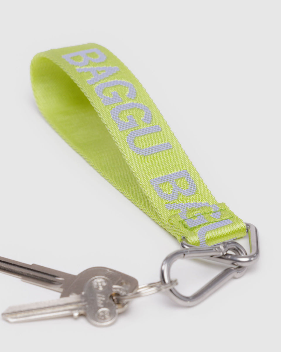 BAGGU Wholesale Cases & Sleeves Logo Keychain - Citron