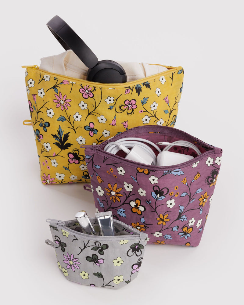 BAGGU Wholesale  Go Pouch Set - Wildwood Mix