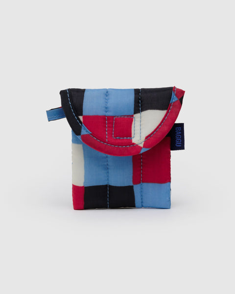 BAGGU Wholesale Cases & Sleeves Puffy Earbuds Case - Painted Check