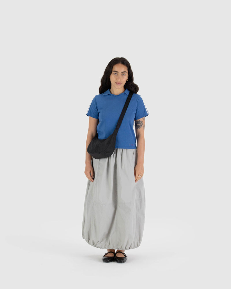 BAGGU Wholesale  Small Nylon Crescent Bag - Black