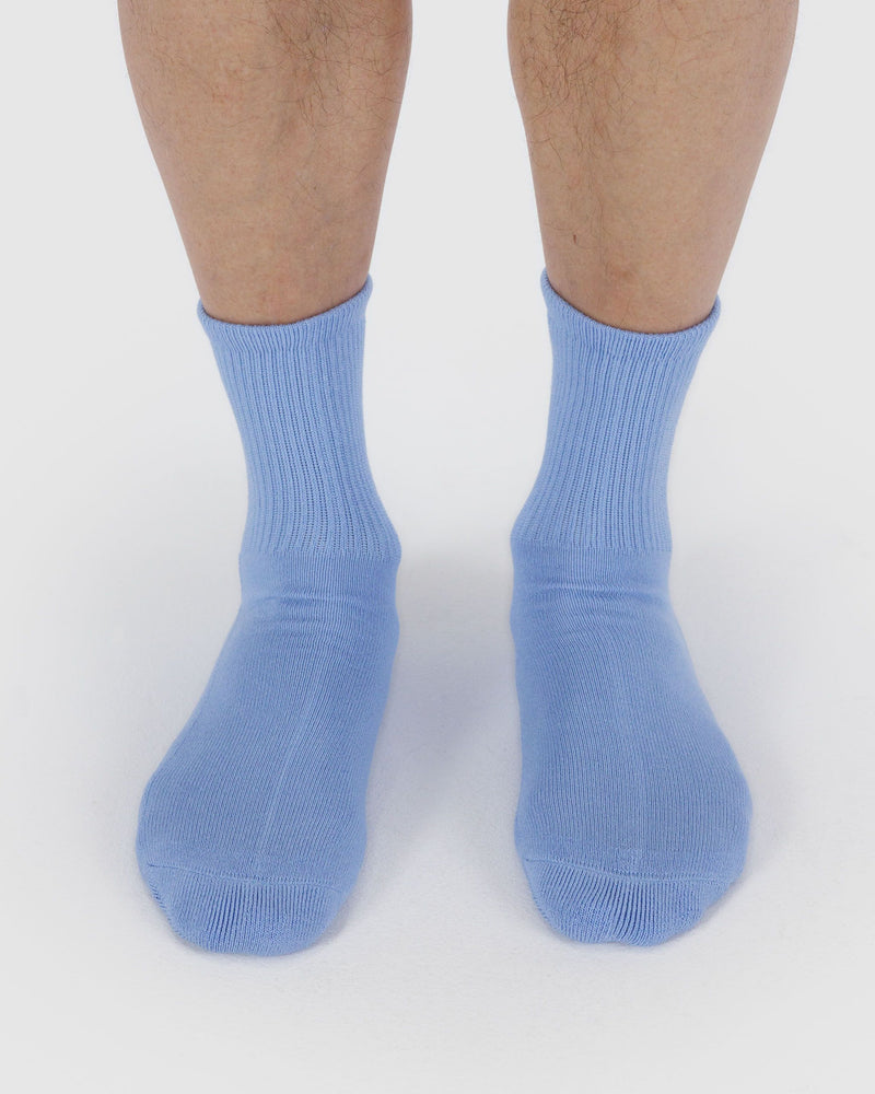 BAGGU Wholesale  Ribbed Sock - French Blue