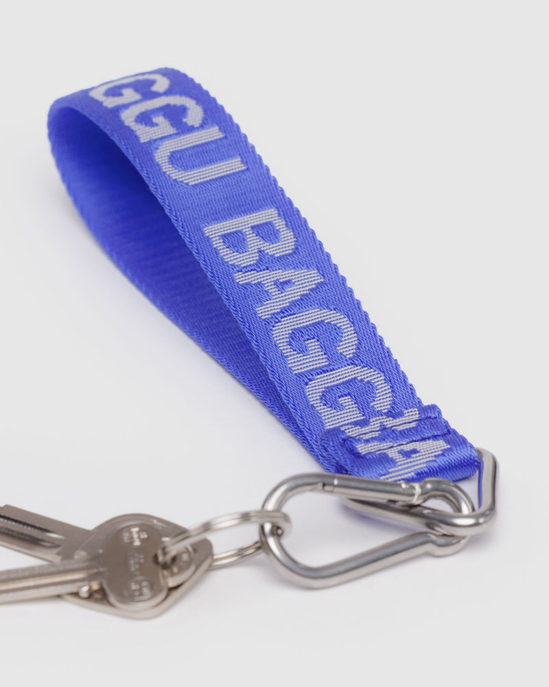 BAGGU Wholesale Shop All Logo Keychain - Royal Blue