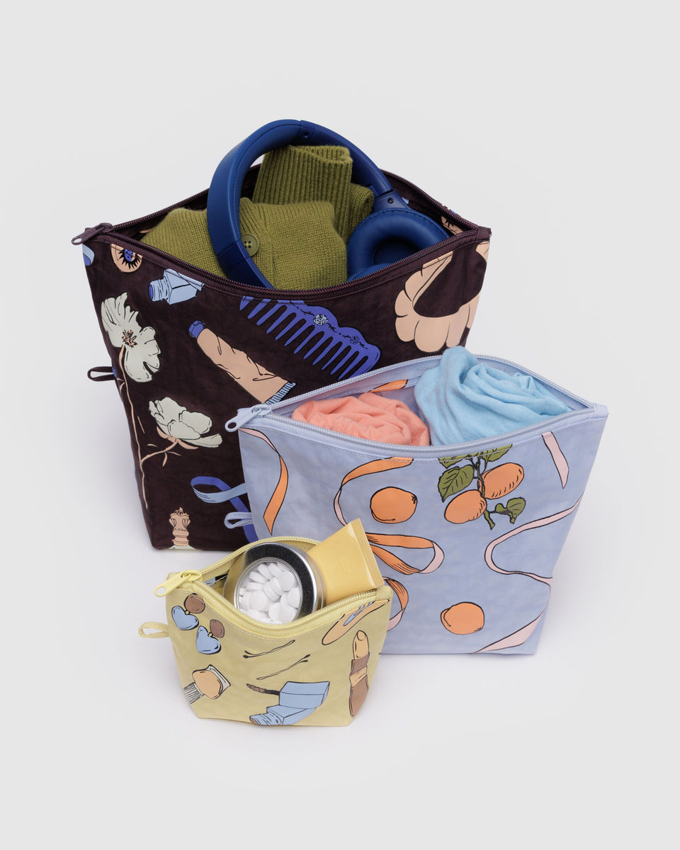 BAGGU Wholesale Pouches Go Pouch Set - Get Ready With Me