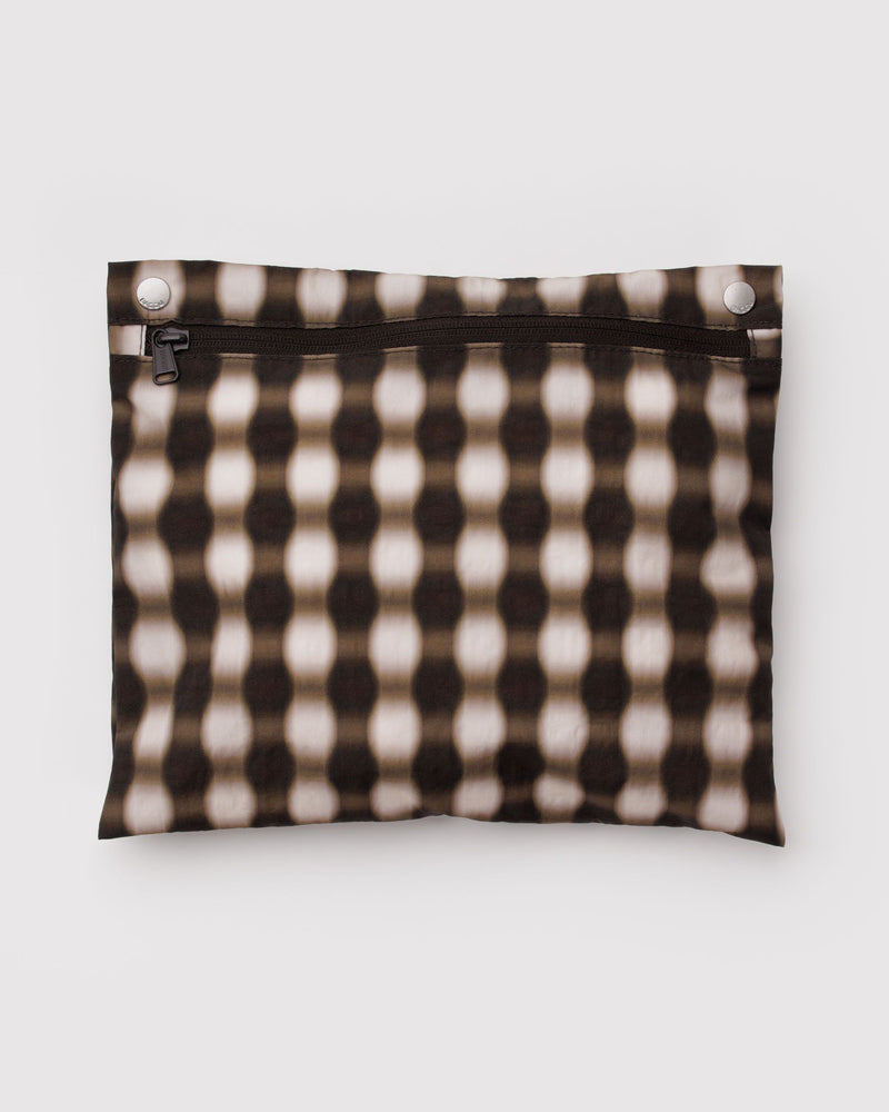 BAGGU Wholesale  Cloud Carry-on - Blurred Gingham Brown