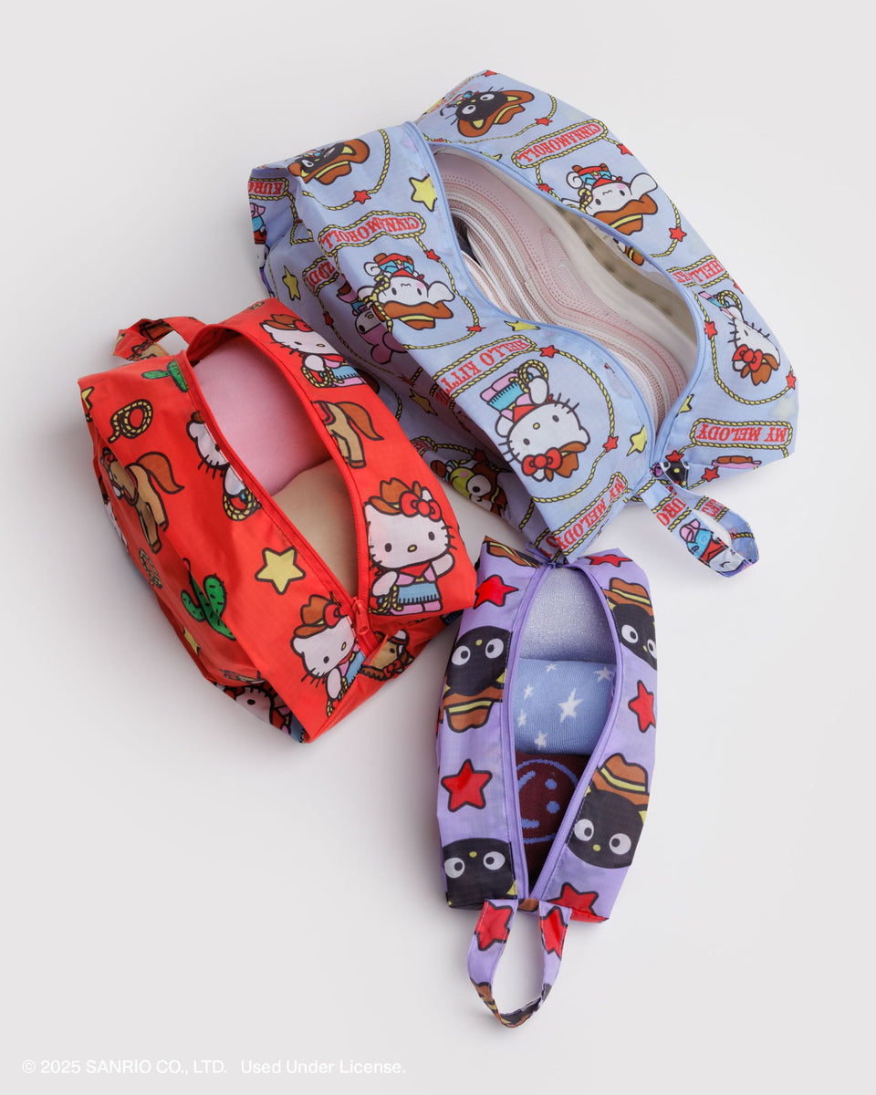 BAGGU Wholesale Pouches 3D Zip Set - Hello Kitty & Friends Western