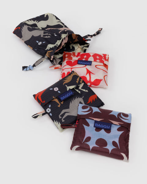 BAGGU Wholesale Reusable Bags Standard Baggu Set of 3 - Western Cut-Outs