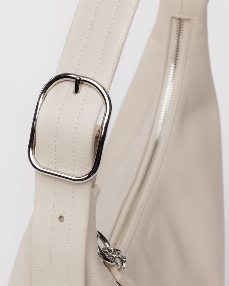 BAGGU Wholesale  Recycled Leather Shoulder Bag - Stone